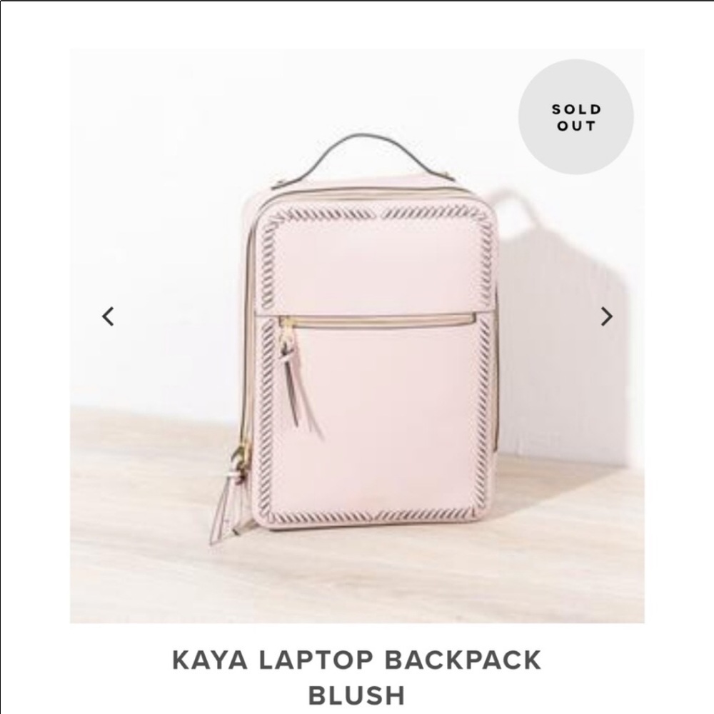 Kaya Laptop Backpack - Blush